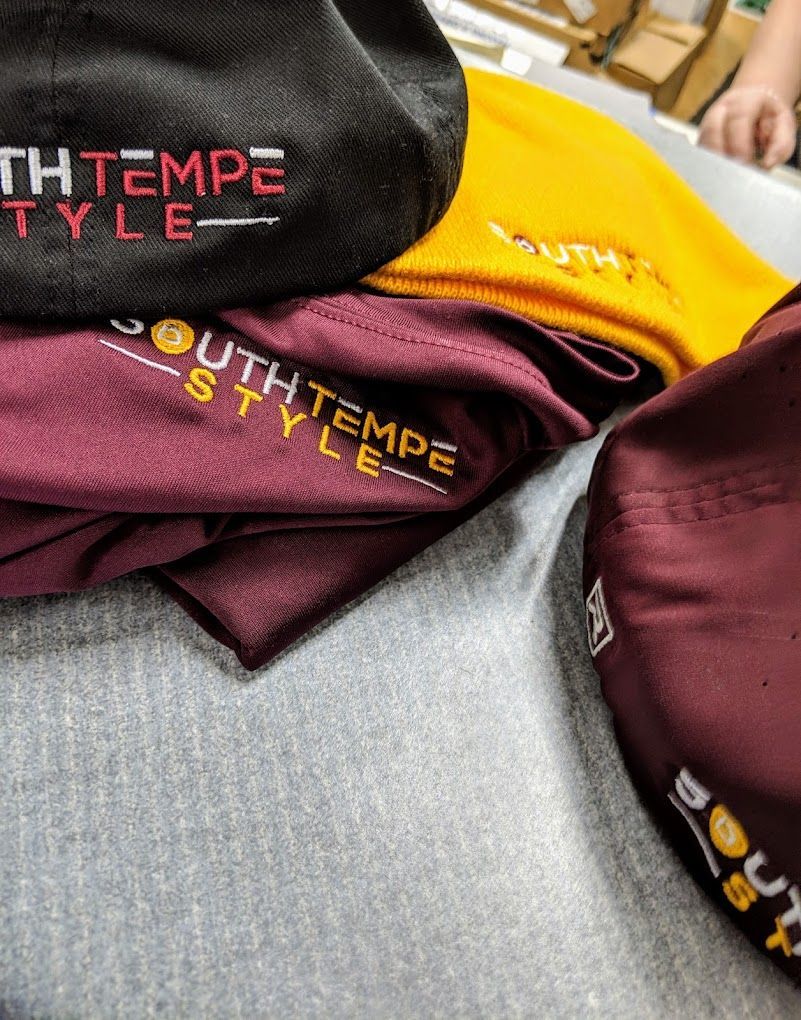 Stack of South Tempe Style Shirts — Tempe, AZ — Big Stitch Embroidery