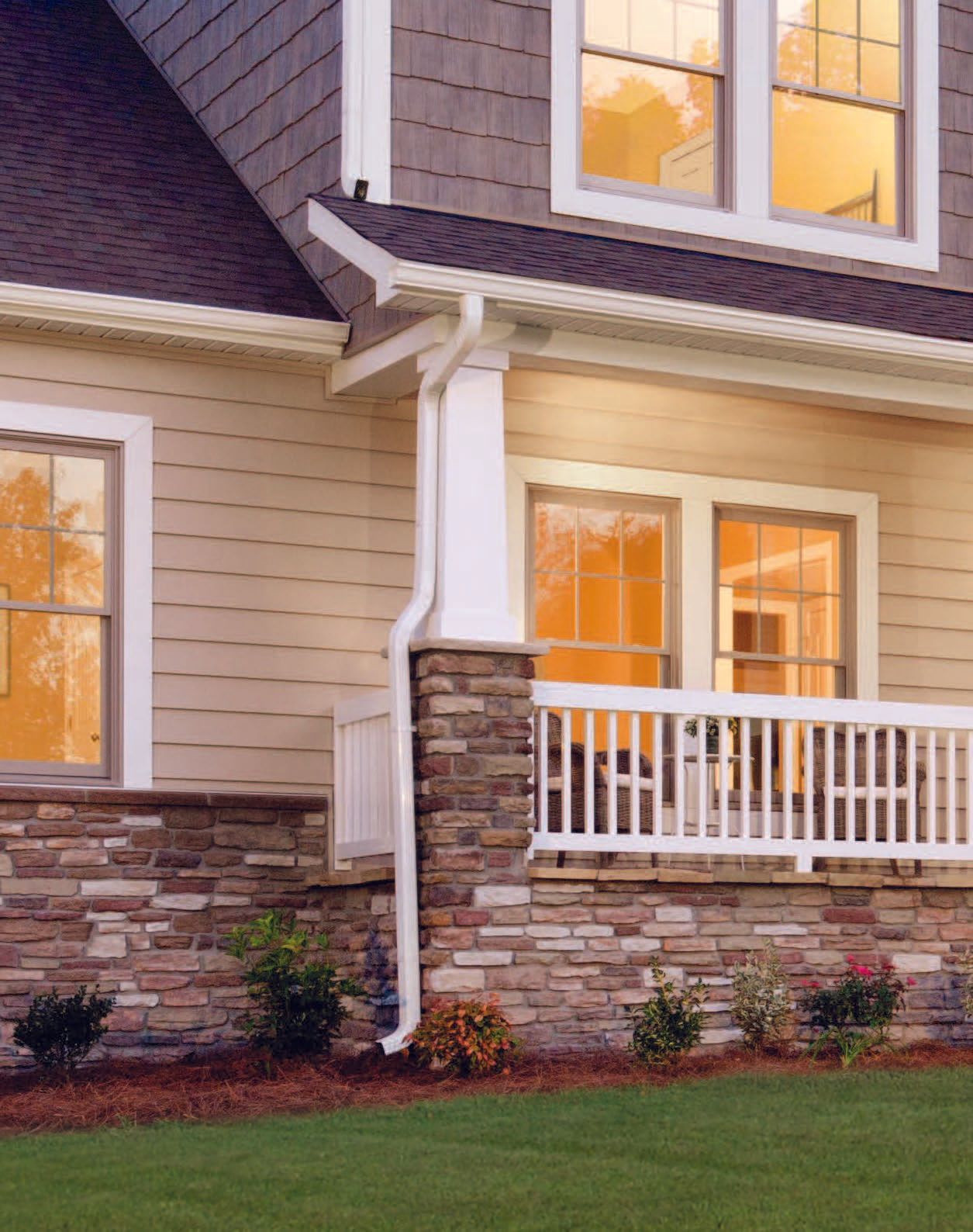 Residential Siding — Home With Multiple Sidings in Canton, MI