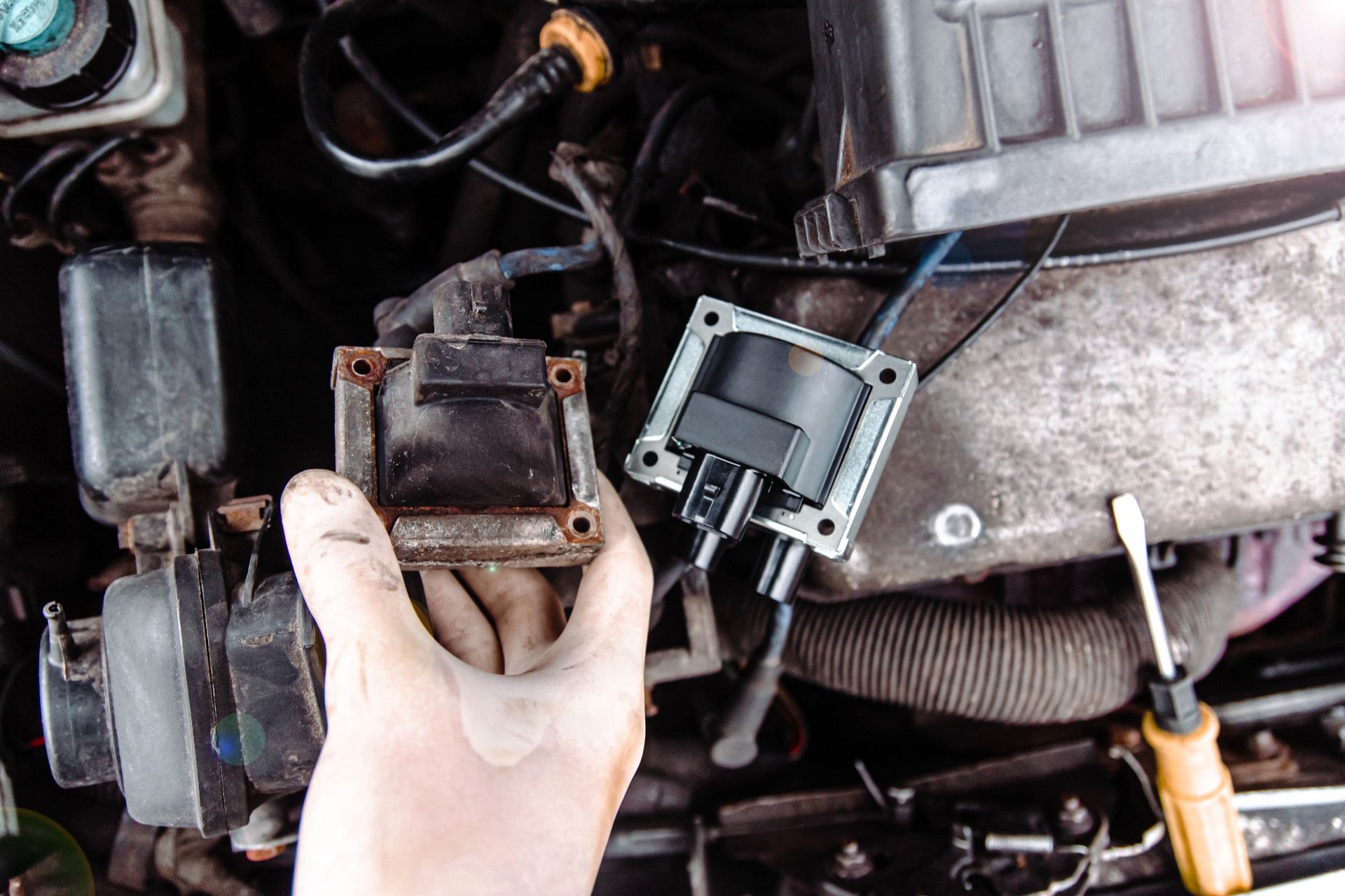 Replacing The Ignition Coil Of A Car — Liberal, KS — Myriad Machine Company