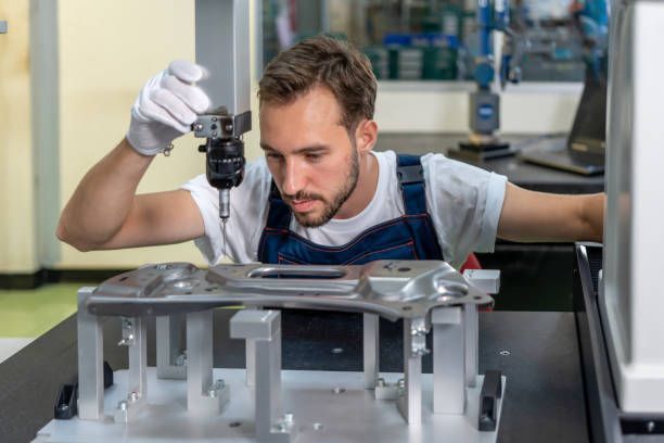 Smart Factory Worker Using Machine In Factory Workshop — Liberal, KS — Myriad Machine Company