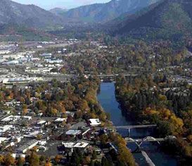 Grant Pass Aerial View — Grants Pass, OR — Valley Lock & Key