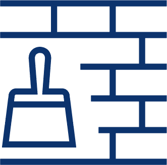 bricks and broom icon