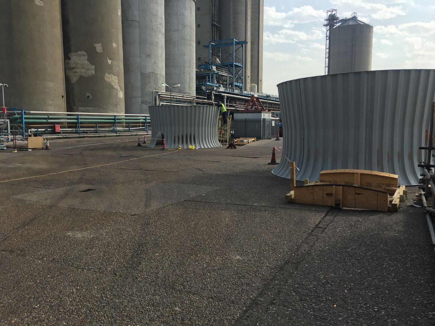 cooling tower - lower part view