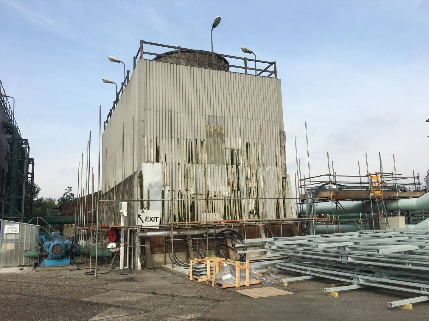 cooling tower - before maintenance