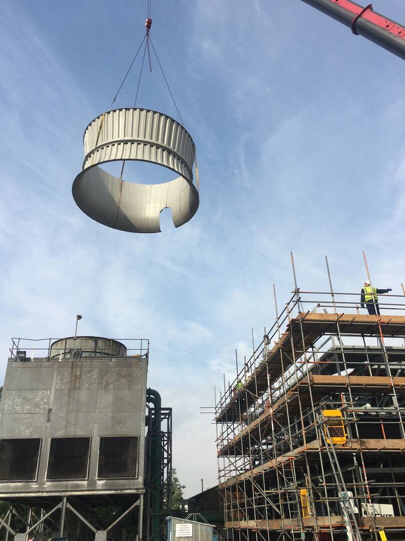 cooling tower - installing component