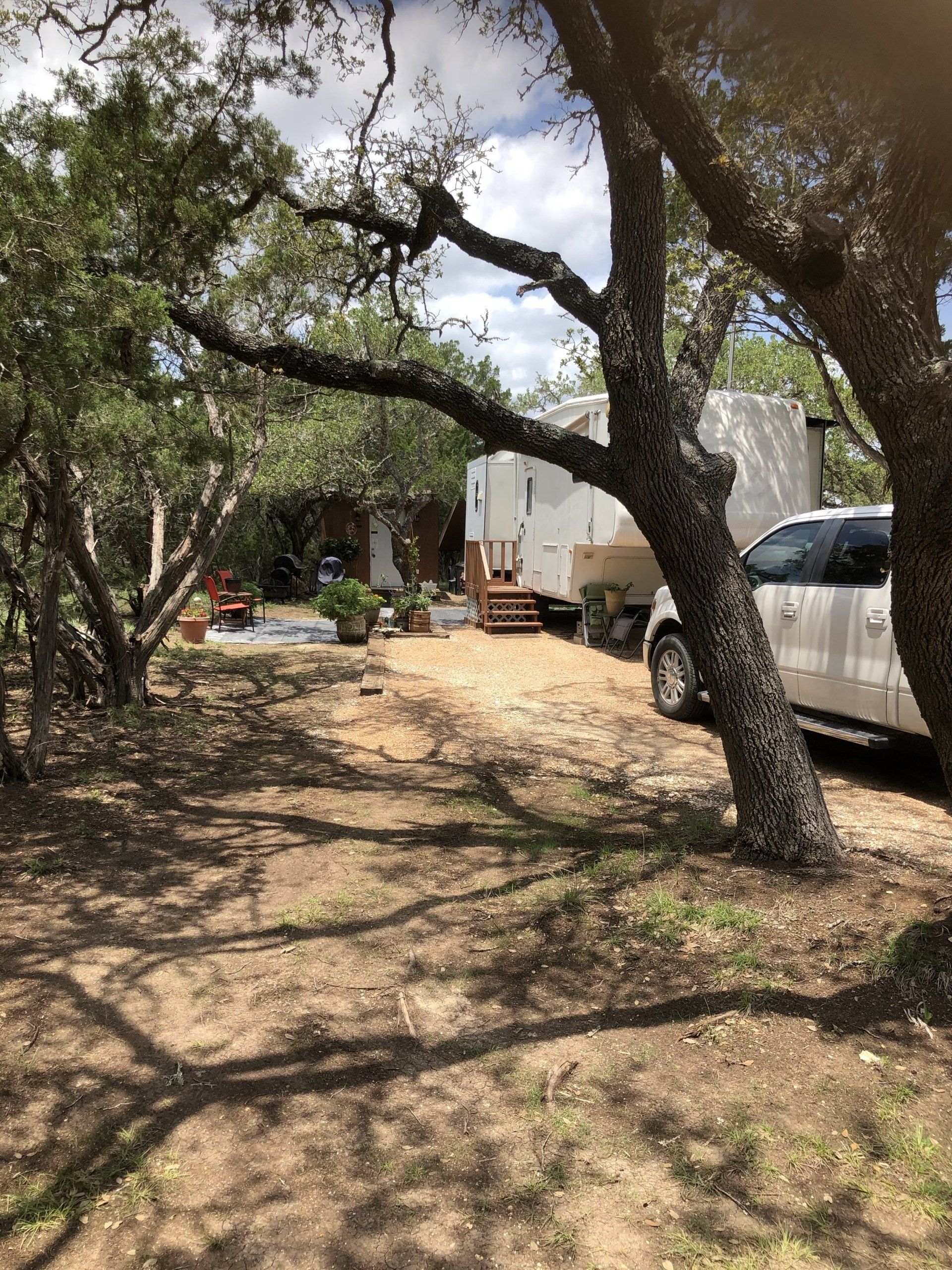 Brand new RV Sites available at Oak Meadows RV Park in Canyon Lake, Texas