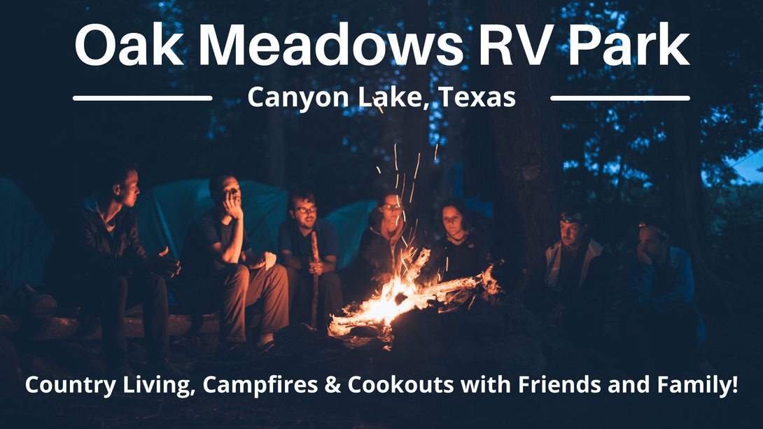 Nightly cookouts and campfires with friends and family - RV life - Oak Meadows RV Park
