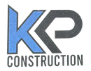 Logo for KP Construction: blue "KP" over grey "P", with "CONSTRUCTION" below.