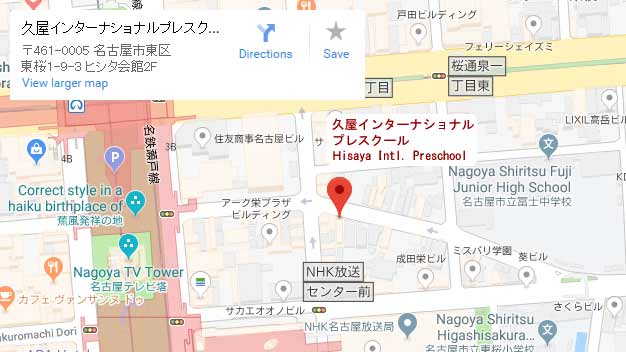 Map to Hisaya International Preschool