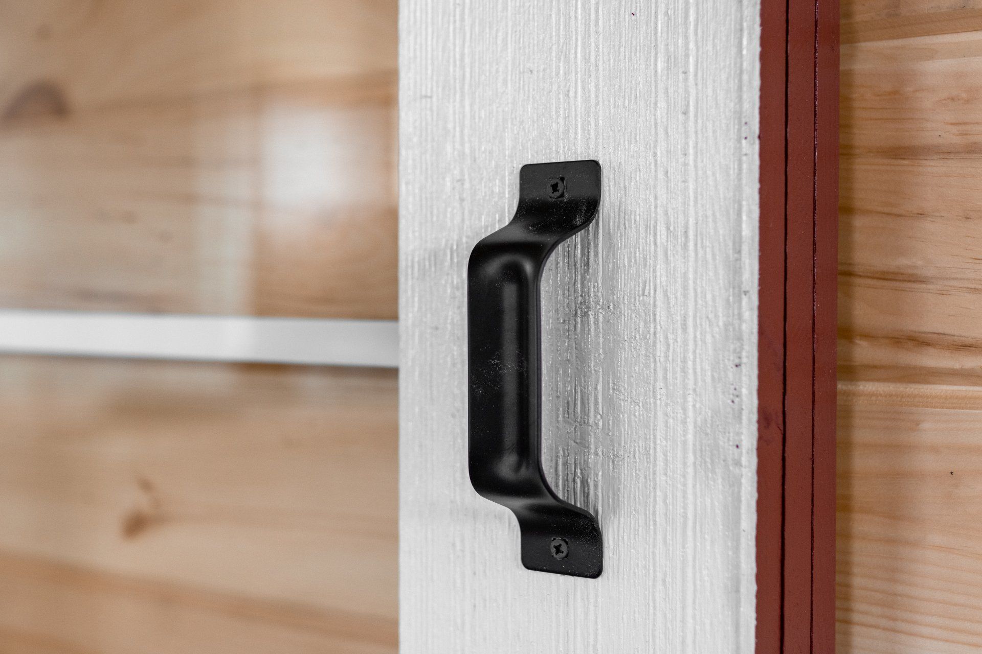 Custom knotty pine barn windows Howard