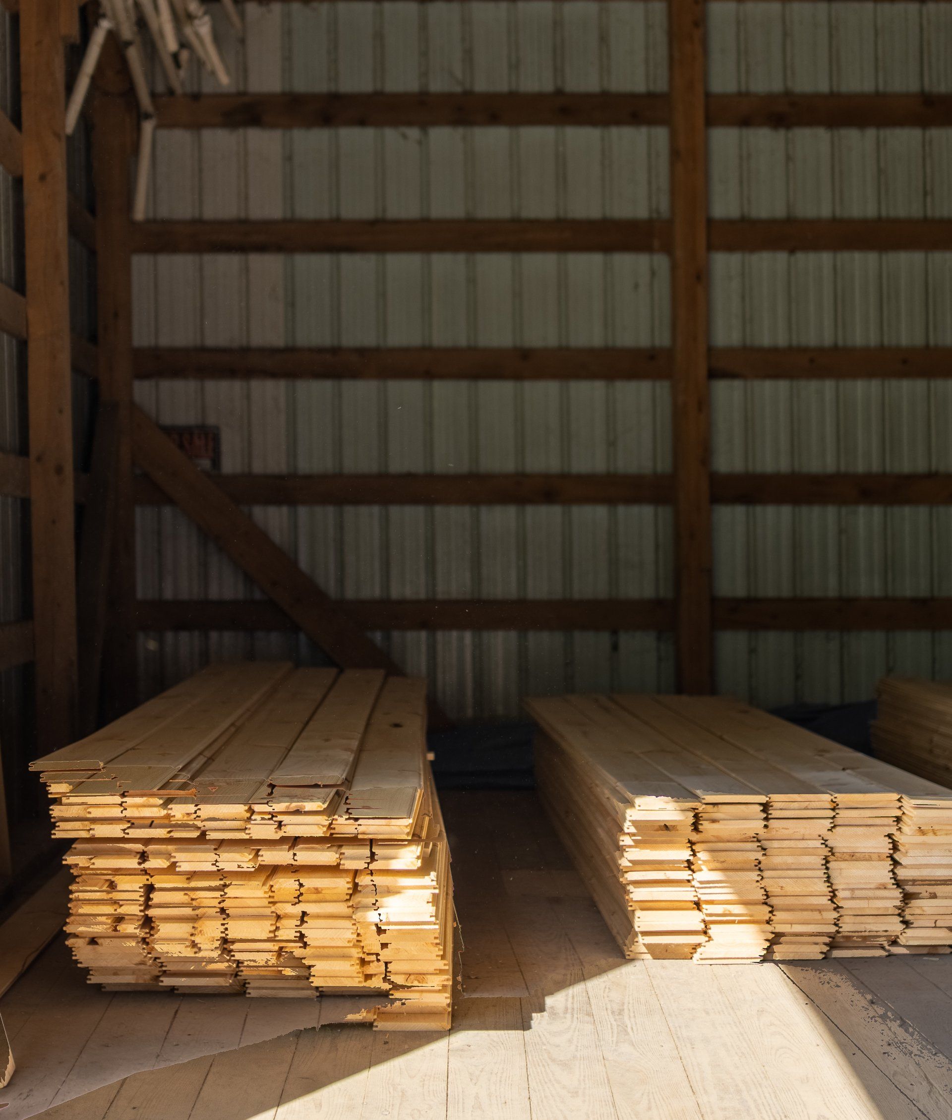 Eastern knotty pine lumber in Pennsylvania