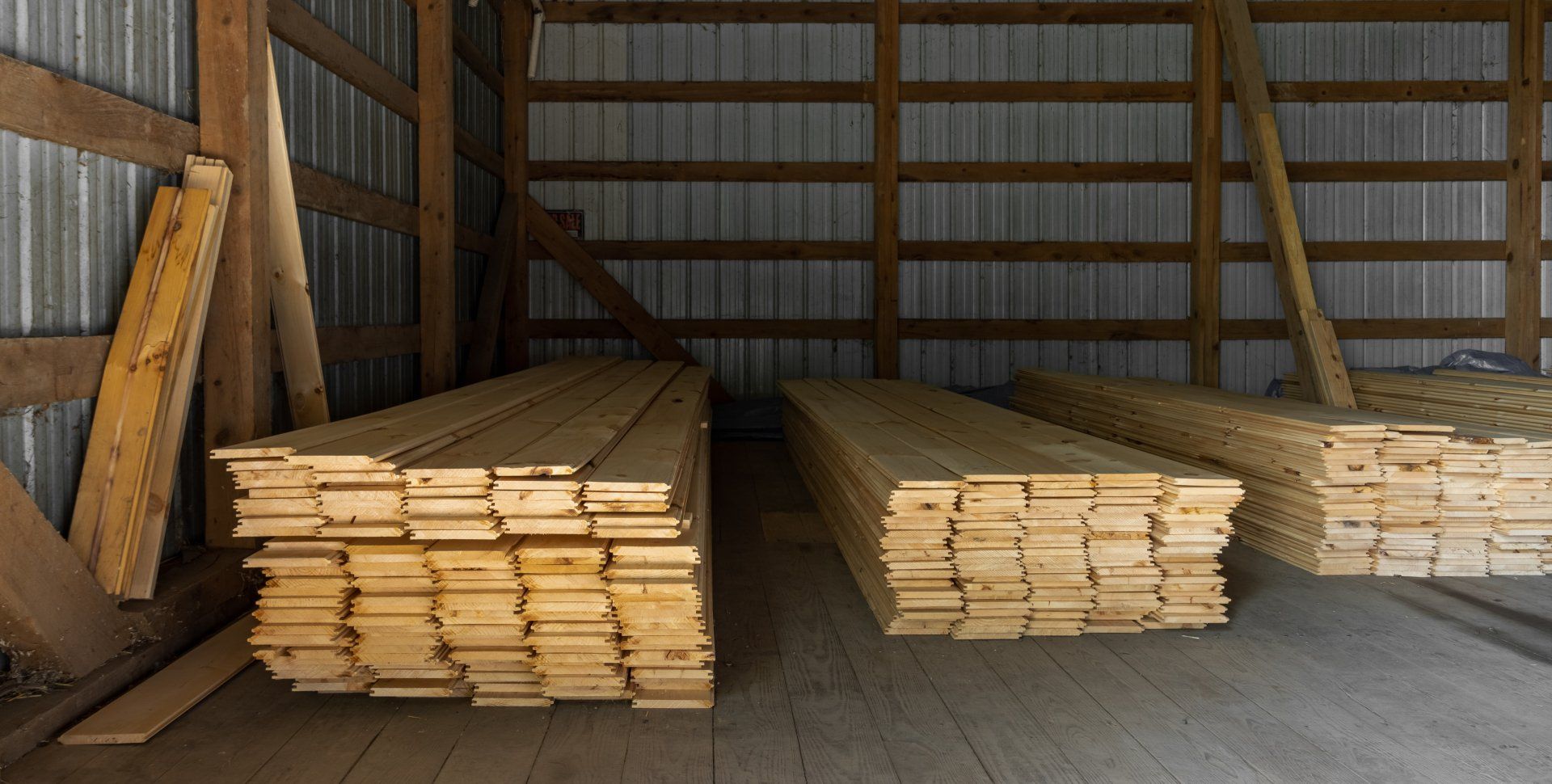 White pine lumber in Port Matilda