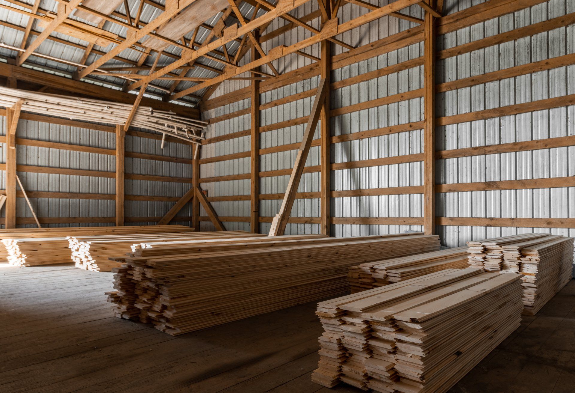 White pine lumber in Bellefonte