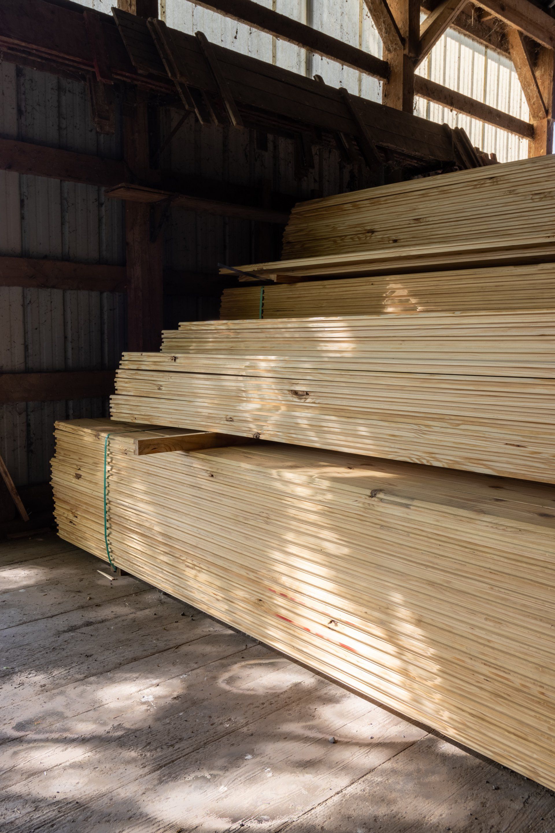 White pine lumber in Lemont