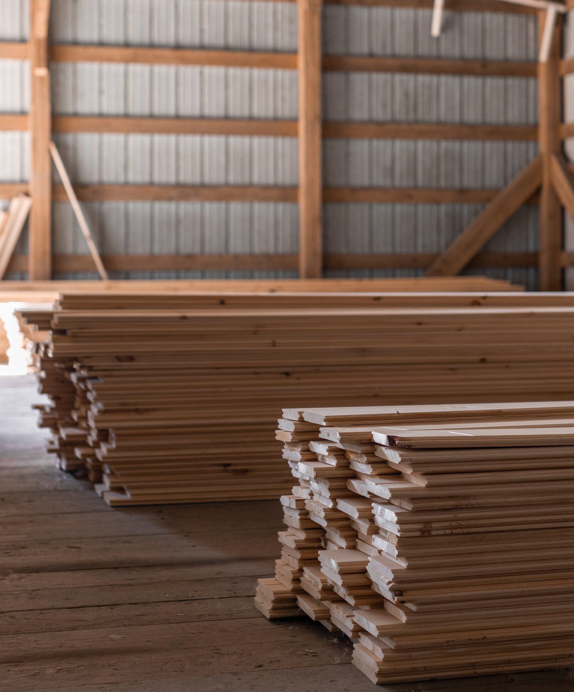 White pine lumber in Howard