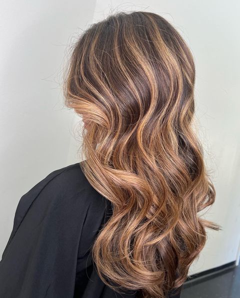 Long hair with balayage