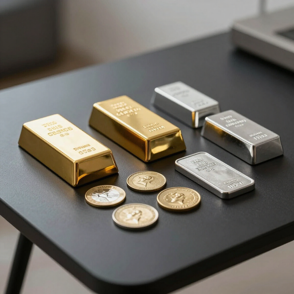 Edelmetalen zoals goud, platina en palladium