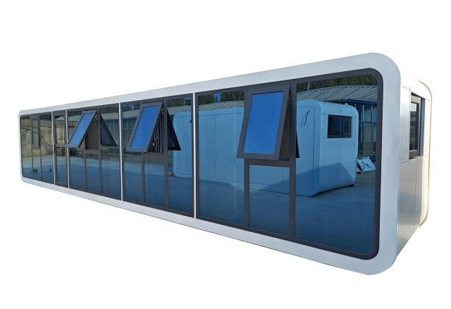 casa modular, futurista e inteligente. Casa rápida