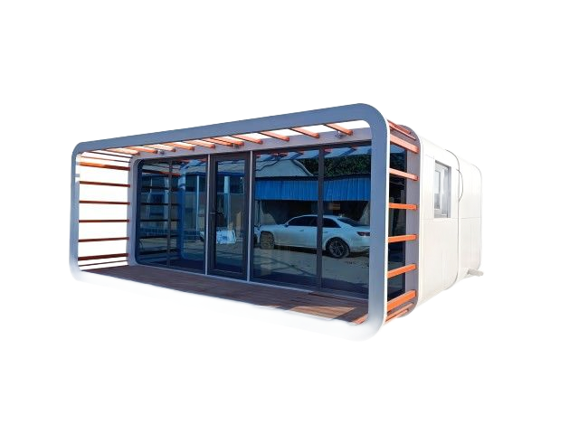 casa modular, futurista e inteligente. Casa rápida