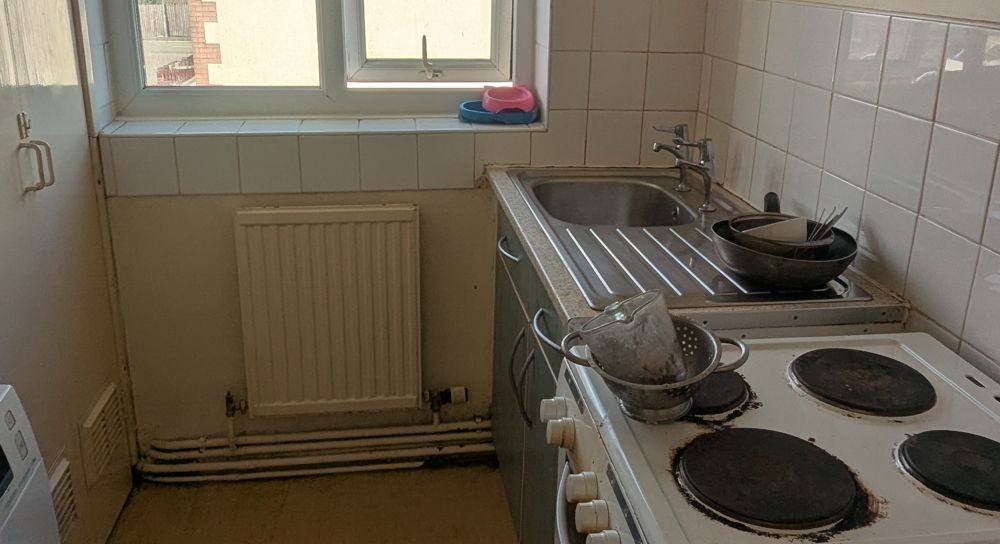 kitchen after cleanup