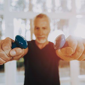 Conroy Physical Therapy — Old Man Doing Therapeutic Exercise in Homewood, IL