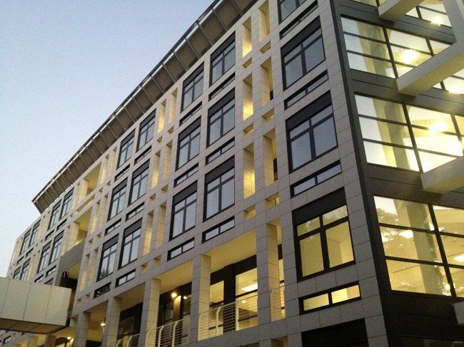 Vista laterale edificio