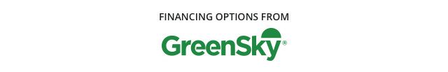 A green sky logo on a white background