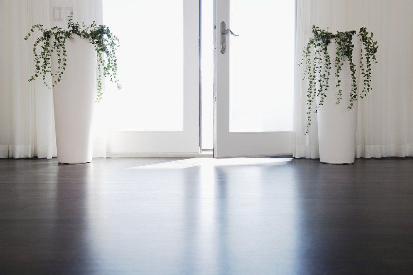 A glazed uPVC door