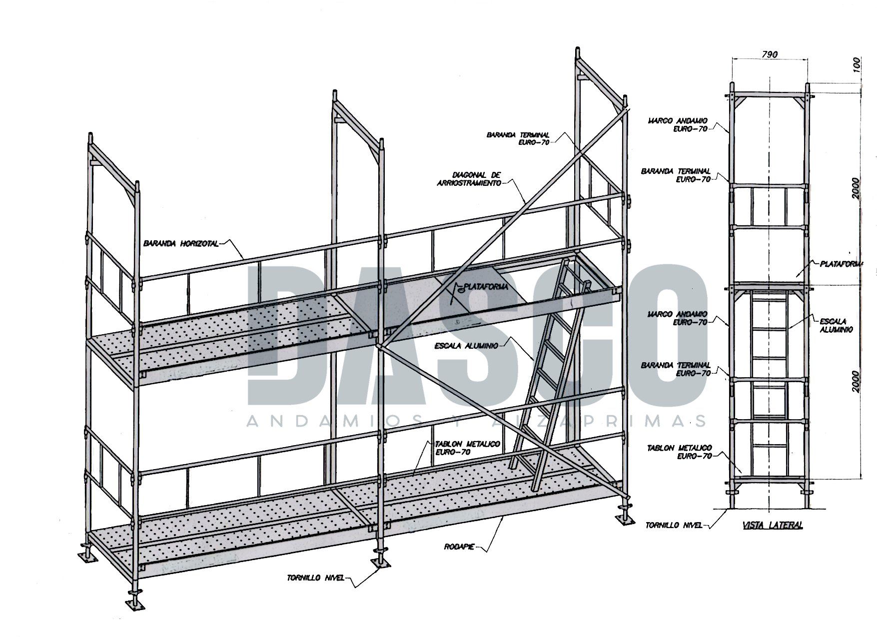 Catálogo Andamio tipo Euro