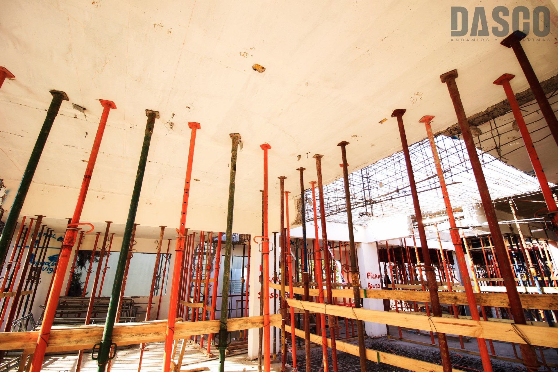 Alzaprimas instaladas en proyecto UTEM