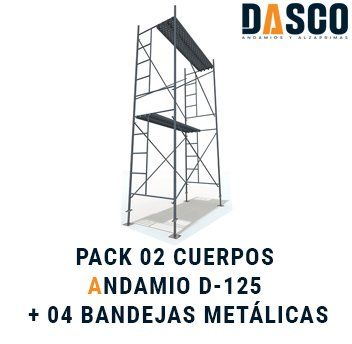 Imagen de dos cuerpos de andamio tipo estándar