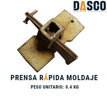 Prensa rápida para moldaje