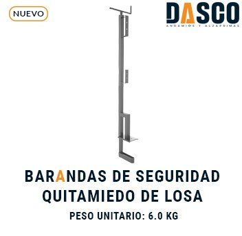 Baranda de Seguridad para losa
