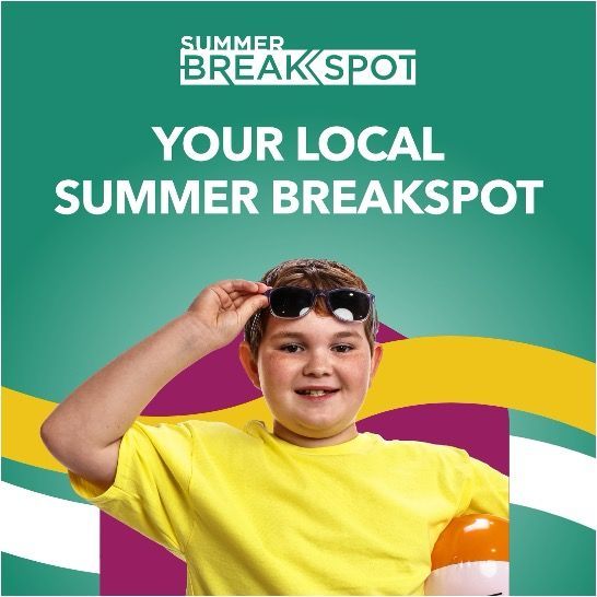 summer breakspot banner with copy that reads summer breakspot is here