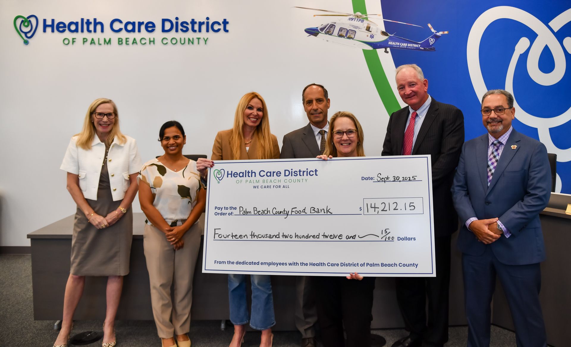 health care district palm beach county food bank food drive