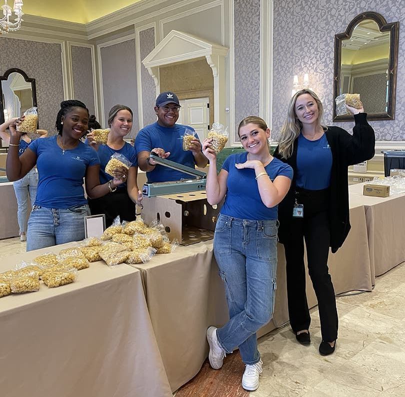The breakers palm beach, day of one hundred thousand meals, 100,000 meals, food bank, pasta