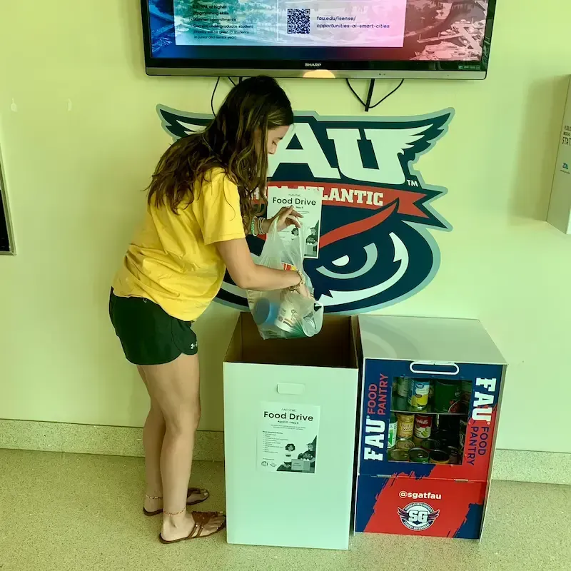 Florida Atlantic University American Marketing Association Food Drive