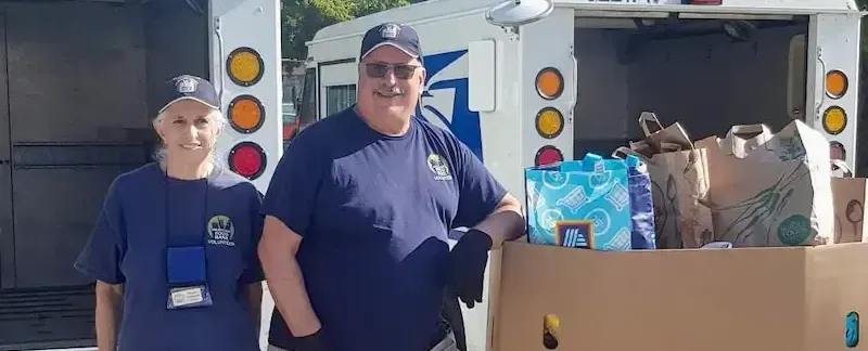 Stamp Out Hunger Food Drive volunteers