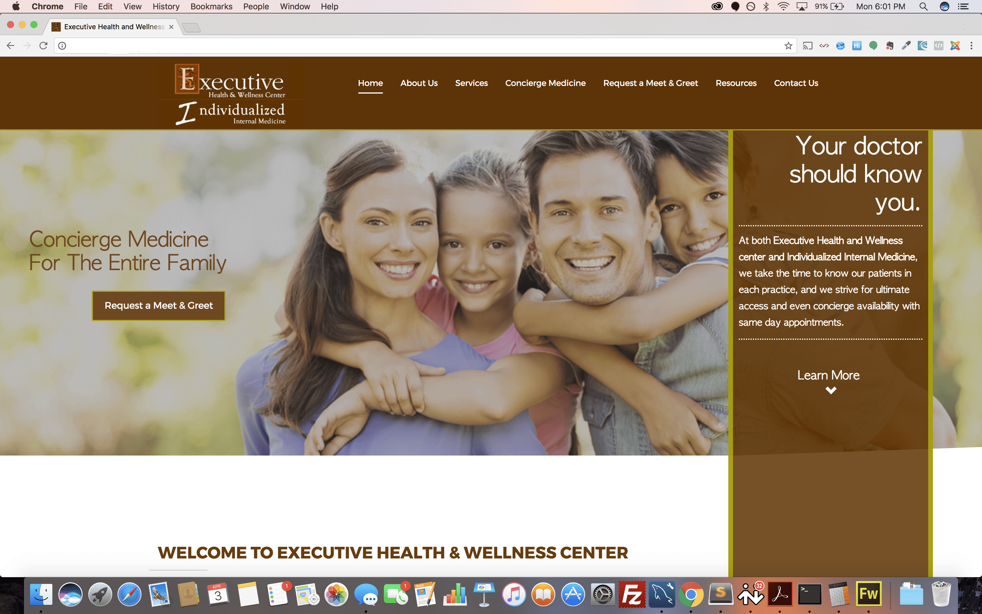 Web Development Portfolio - Doctor