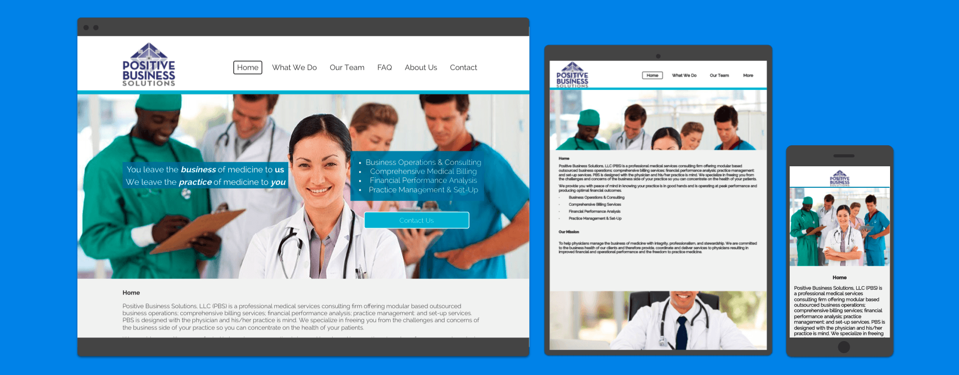 Web Development Portfolio - Medical Billing