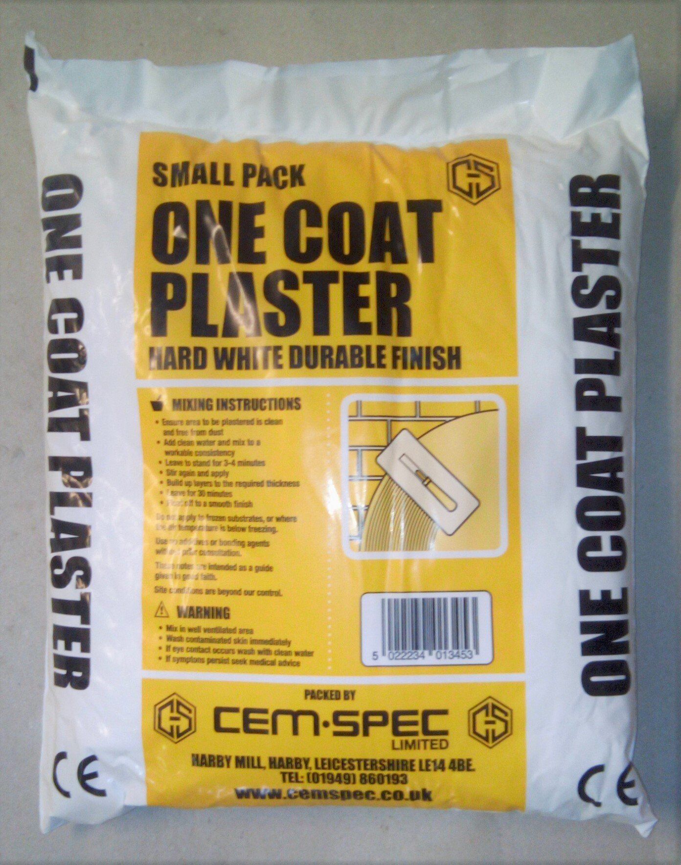 One Coat Plaster