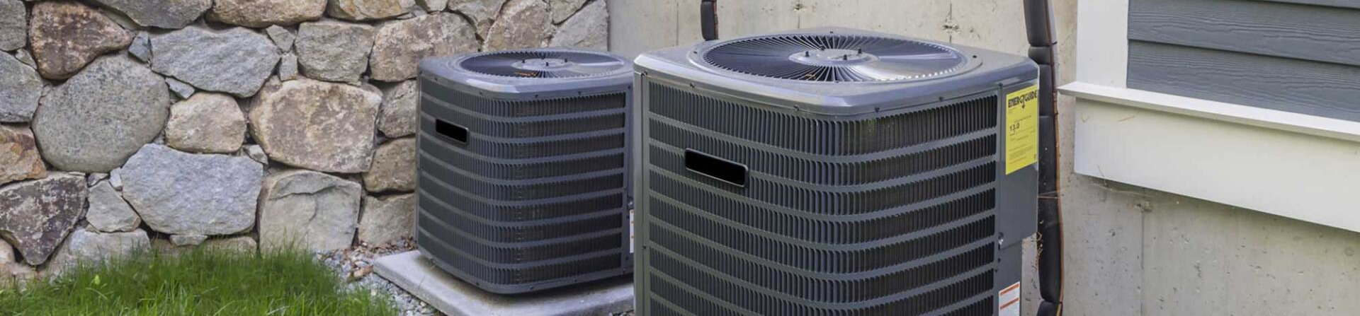Air conditioning Units behind home
