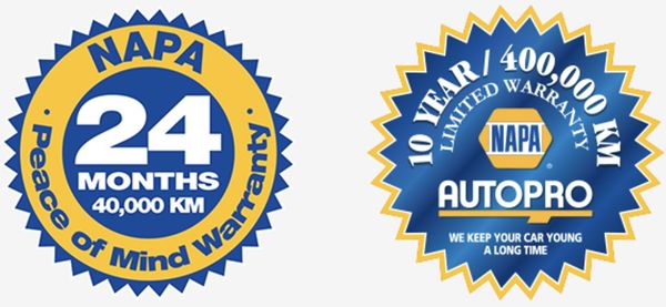 NAPA AUTOPRO Badges | Tiny's Automotive