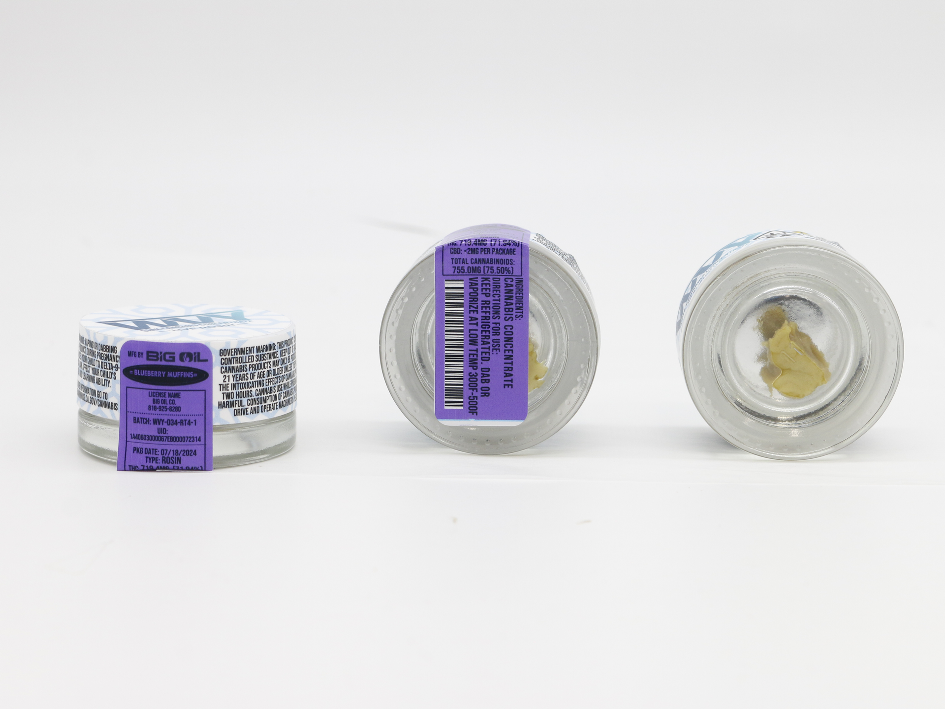 Bear Labs WVY Blueberry Muffins