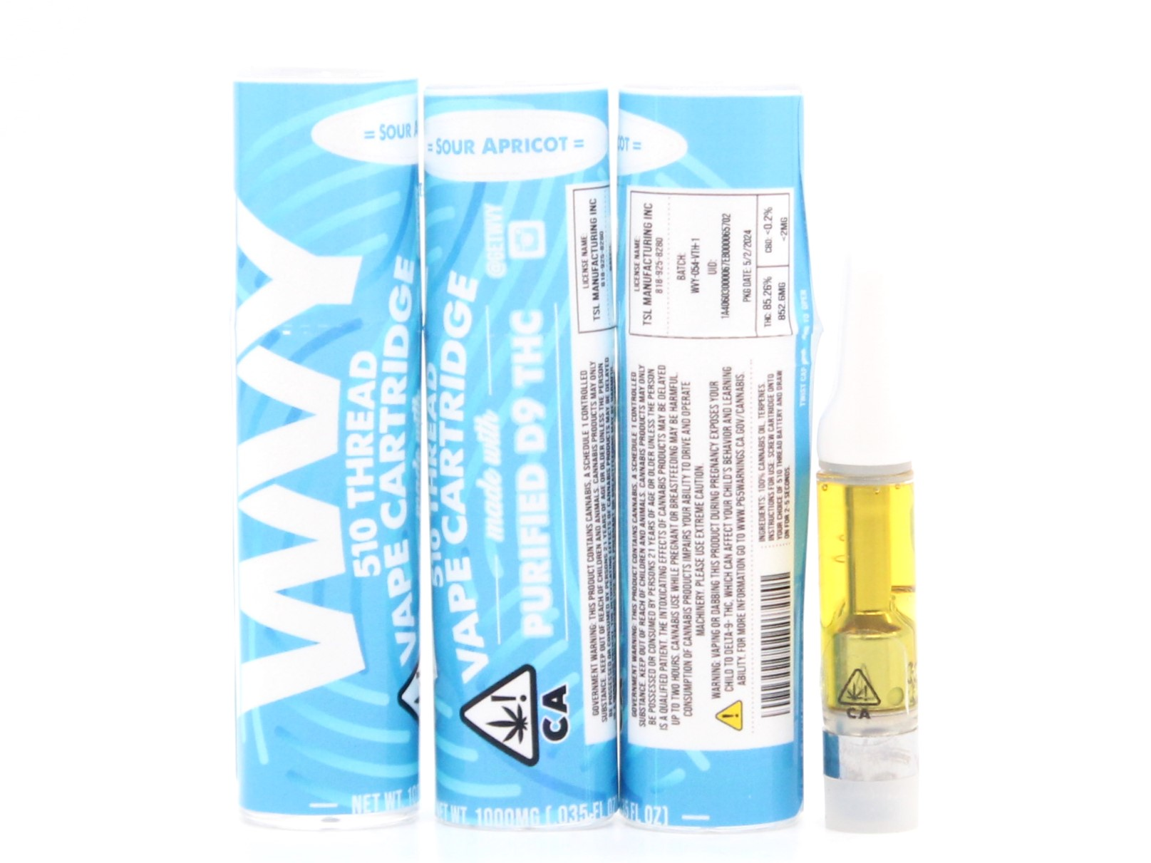 Bear Labs WVY Sour Apricot - Vape Cartridge
