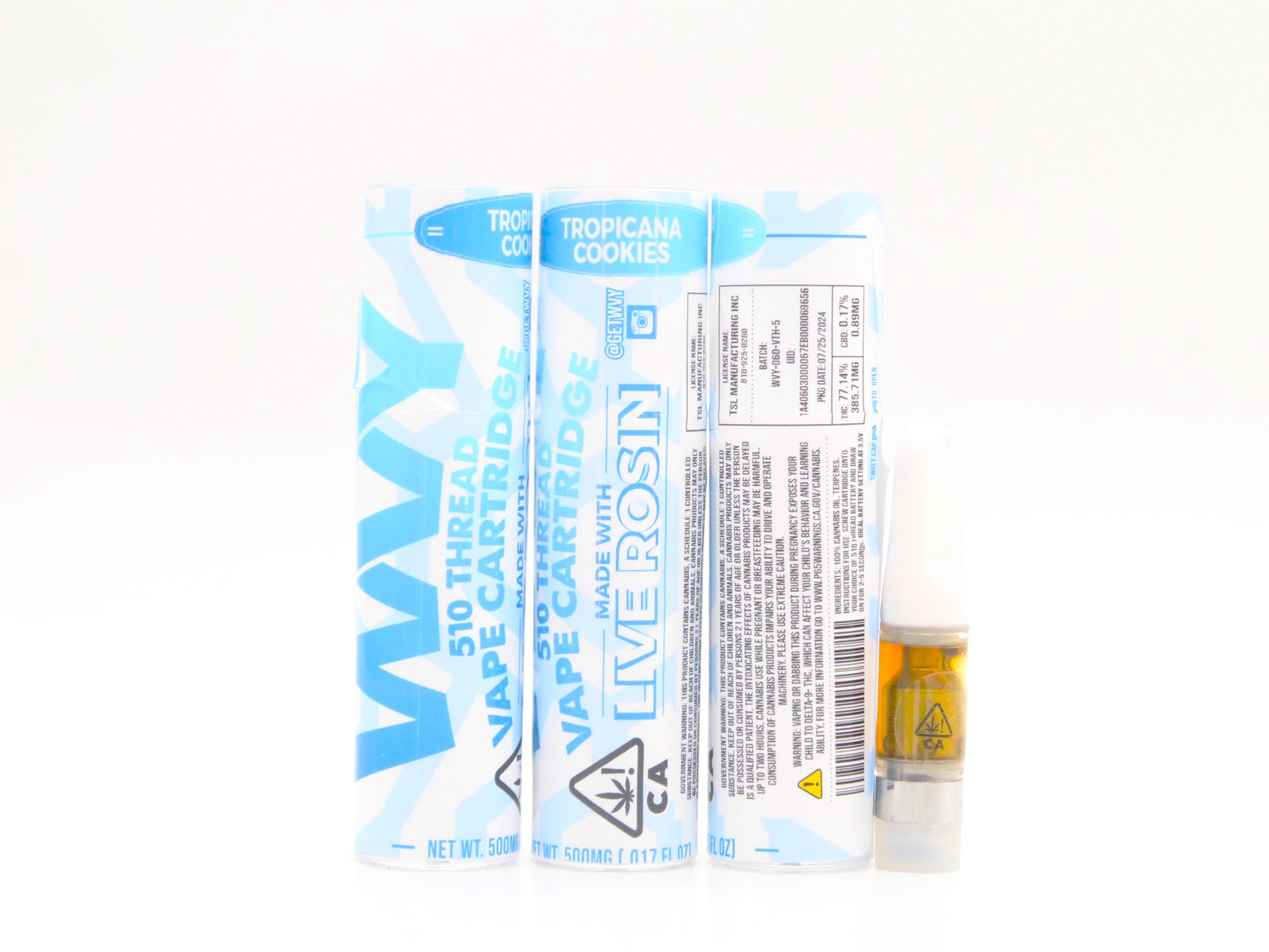 Bear Labs WVY Tropicana Cookies - Vape Cartridge