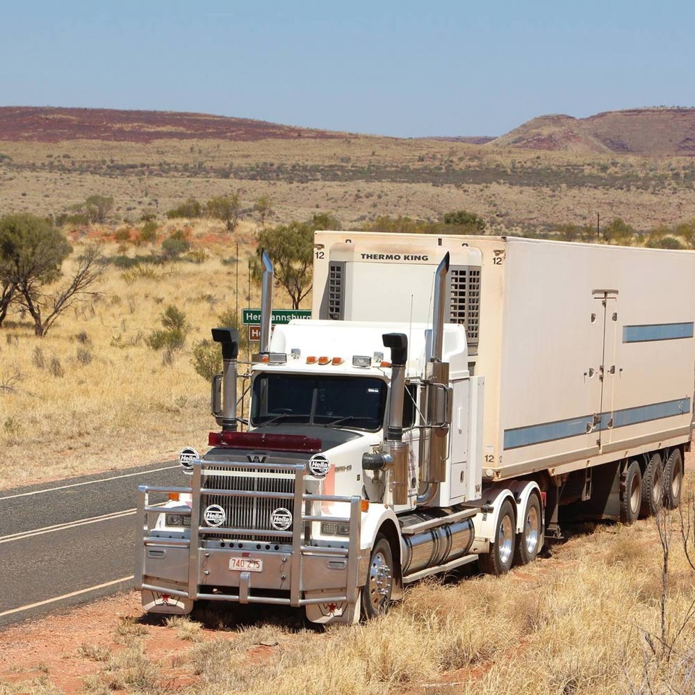 Refrigerated Transport Truck Thermo King — Central Australian Sidelifter Haulage In Braitling NT