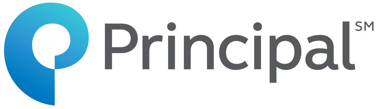 The principal logo has a blue circle in the middle of it.
