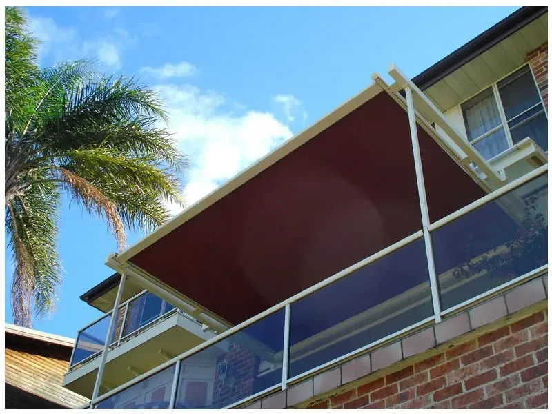 House with red conservatory awning | Sydney, NSW | Sunmaster Australia