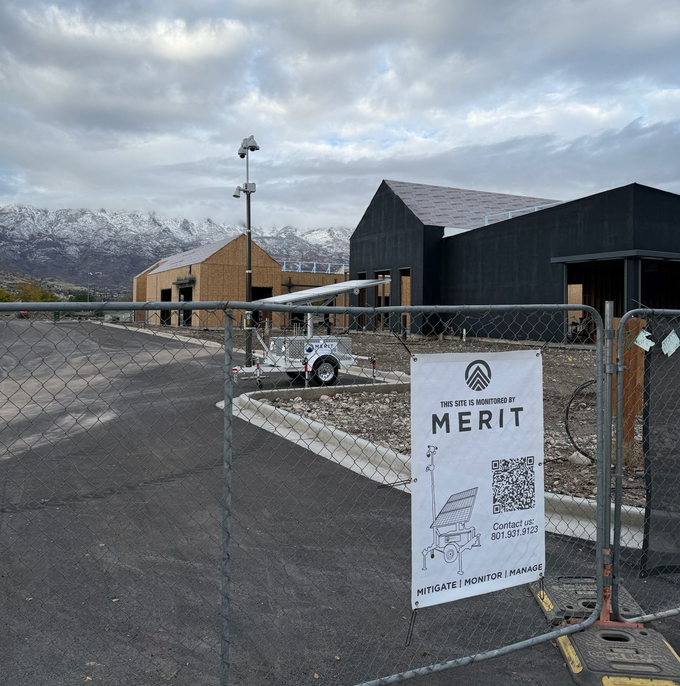Merit Solutions mobile surveillance unit on a project.